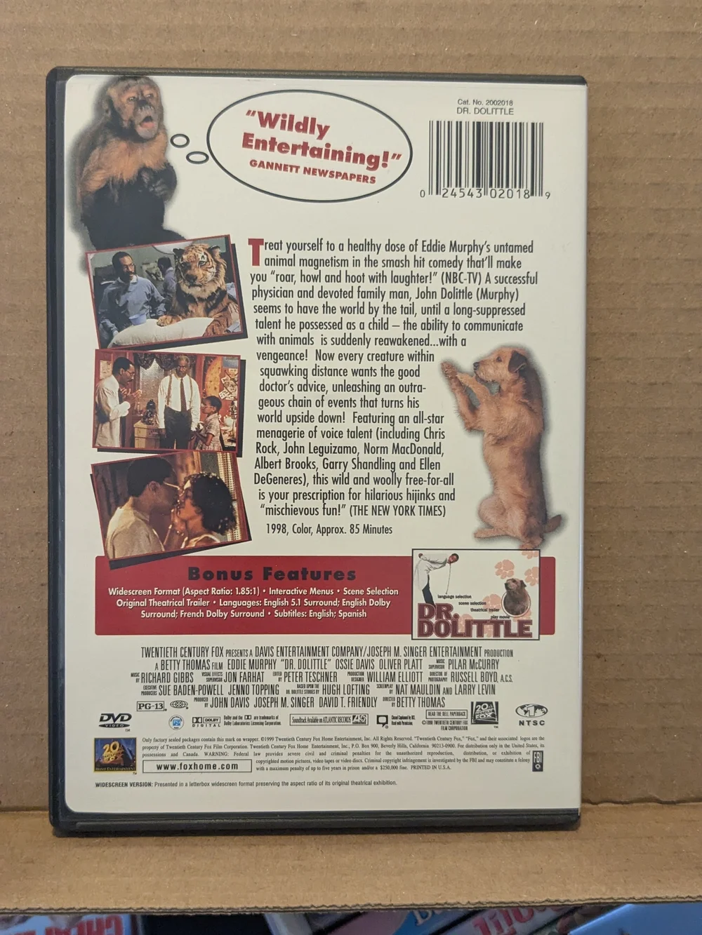 Dr Dolittle DVD Movie - Picture 2 of 2